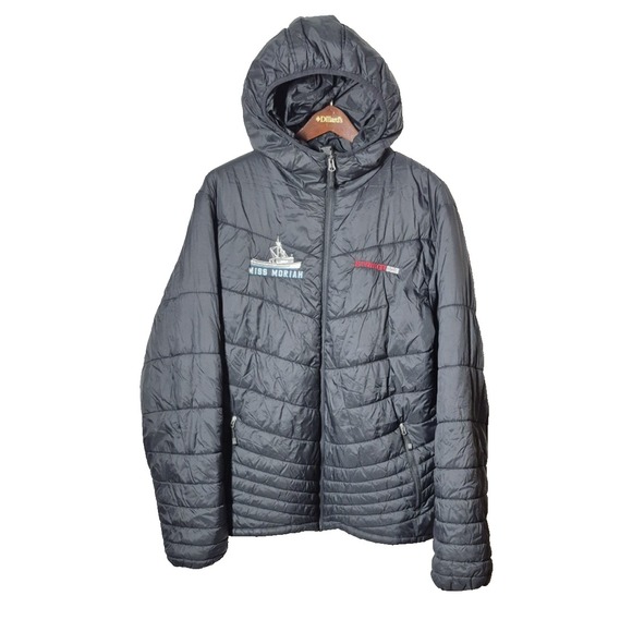 StrikerICE Jacket Men L Miss Moriah Embroidered Fishing Quilted Hood Puffer Coat - Picture 1 of 9